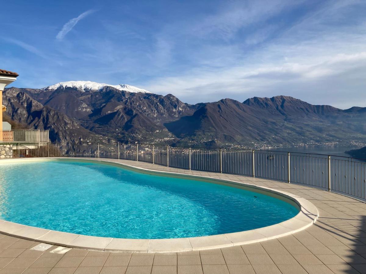 Appartamento Grande Terrazza Vista Lago Parzanica Exterior photo