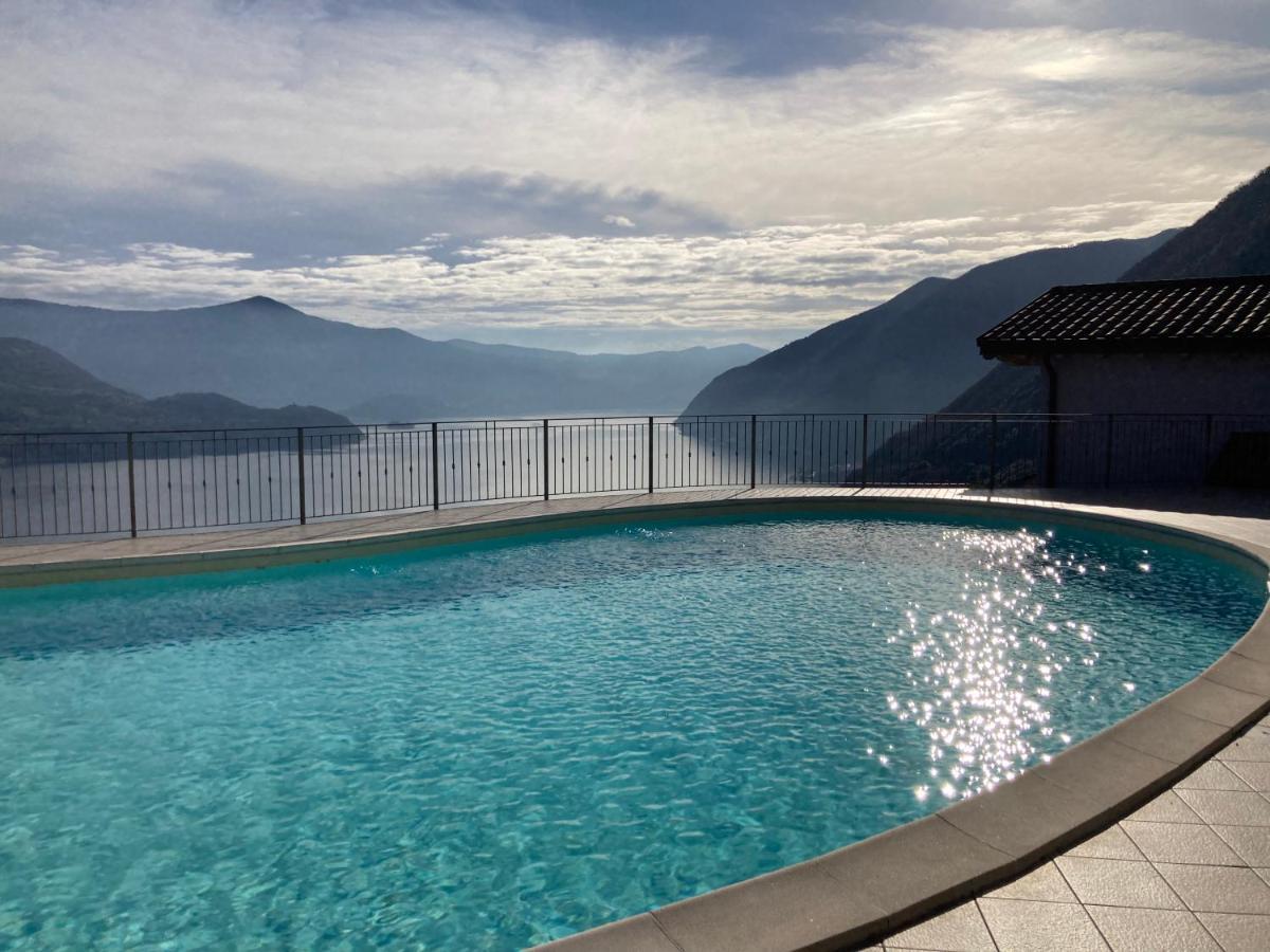 Appartamento Grande Terrazza Vista Lago Parzanica Exterior photo
